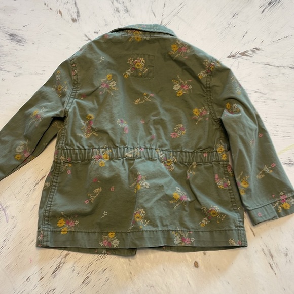 GAP Cute Fall Floral Utility Jacket 2 years - Picture 5 of 6
